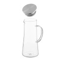 Глечик з кришкою ARDESTO 1400мл, боросилікатне скло, нержавіюча сталь, прозорий