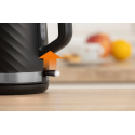 Електрочайник Gorenje 1.7л, Strix контроль, чорний матовий
