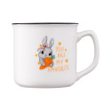 Чашка ARDESTO Cute rabbit, 320мл, порцеляна, білий