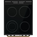Плита Gorenje електрична склокерамічна, 70л, ExtraSteam, 50x60см, чорний