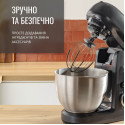 Кухонна машина Tefal Bake Partner 1100Вт, чаша-метал, корпус-пластик, насадок-6, чорний