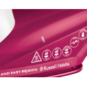 Праска Russell Hobbs Light & Easy Brights Berry, 2600Вт, 240мл, паровий удар -115гр, постійна пара - 35гр, керам. підошва, малиновий