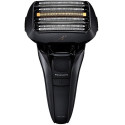 Бритва електр. Panasonic сіткова, 14000 об/хв, бритв.головок-5, Li-Ion, сух.+волог., тример, чохол,Док-ст., чорний