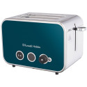 Тостер Russell Hobbs Distinctions 2-Slice 1670Вт, підігрів, розморожування, пластик, синій
