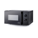 Мікрохвильова піч Gorenje, 20л, мех. керув., 700Вт, гриль, інвертор, чорний