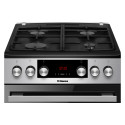 Плита Hansa комбінована, 50х60см, 65л, чавун, газ контр., дисплей, нержавіюча сталь