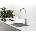 Змішувач для кухні Franke Maris Slim J, довж.виливу - 252мм, поворотний, 1важіль, хром
