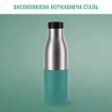 Термопляшка Tefal Bludrop soft touch, 700мл, нержавіюча сталь, зелений
