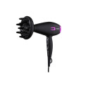 Фен ARDESTO Violet PRO HD-Y221PRO ,1750-2100Вт, 2 швидкості, 3 темп.режими, дифузор, чорний