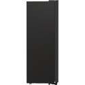 Холодильник SBS Gorenje, 179х70х92см, 2 двері, 376(190)л, А++, NF+, Інв., Зона св-ті, диспенсер, генератор льоду, Зовн. Диспл, чорний
