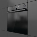 Духова шафа Gorenje електрична, 77л, A+, пара, дисплей, готування на різних рівнях, піроліз, Wi-Fi, чорний