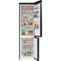 Холодильник з нижн. мороз. камерою Gorenje, 203х66х60см, 2 двері, 257(121)л, А+, NF+, Зона св-ті, Інвертор, Внутр. Дисп, Wi-Fi, Чорний