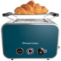 Тостер Russell Hobbs Distinctions 2-Slice 1670Вт, підігрів, розморожування, пластик, синій