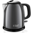 Електрочайник Russell Hobbs Colours Plus Mini, 1л, метал , сірий