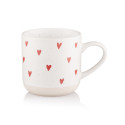 Чашка ARDESTO Heart, 350мл, кераміка, білий