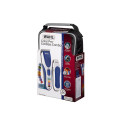 Набір для стрижки WAHL Color Pro Cordless, мережа+акум., тример,гребінець,ножиці, сталь, синій