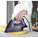 Праска Russell Hobbs Easy Store Pro, 2400Вт, 320мл, паровий удар -200гр, постійна пара - 50гр, зберігання шнура, керам. підошва, чорно-синій
