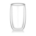 Набір чашок з подвійними стінками ARDESTO, 380мл, 2шт, боросилікатне скло, прозорий