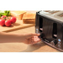 Тостер Sencor 1860Вт, підігрів, розморожування, 4 слоти, пластик, чорний