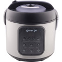Мультиварка Gorenje, 476Вт, мини, чаша-2л, електронне керув., 5 програм, метал/пластик, чорний