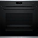 Духова шафа Bosch електрична, 71л, A+, дисплей, конвекція, пара, телескопічні направляючі, чорний