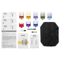 Машинка для стрижки WAHL ColorPro Combo, від мережі, вібраційний мотор, насадок-8, кейс, міні триммер у компл., сталь, біло-синій