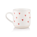 Чашка ARDESTO Heart, 350мл, кераміка, білий