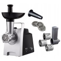 М'ясорубка Tefal HV1 7in1, 1400Вт, 1.7кг/хв, 3 решітки, насадка для ковбас, 3 терки, пластик, чорно-сріб.