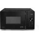 Мікрохвильова піч Gorenje, 20л, електр. керув., 800Вт, гриль, дисплей, 20 програм, інвертор, чорний