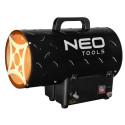Теплова гармата газова Neo Tools, 15кВт, 150м2, 580м3/год, чорний, 3.68кг