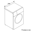 Пральна машина Bosch фронтальна, 10кг, 1600, A, 59см, дисплей, i-DOS, білий