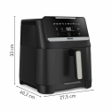 Мультипіч Tefal Easy Fry Silence XXL, 1800Вт, чаша-7л, сенсорне керув., 10 програм, пластик, чорний