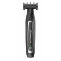 Тример Rowenta Forever Sharp, для бороди і вусів, мережа+акум., роторний мотор, насадок-3, сталь, чорний