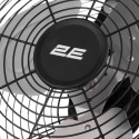 Вентилятор підлоговий 2E PowerWind 30A професійний, 30см, 60Вт, кнопки, двигун алюміній 100%, чорний