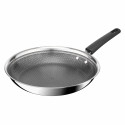 Сковорода Tefal Emotion+ Power, 28см, нержавіюча сталь, серцевина-алюміній, хромована сталь, бакеліт