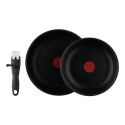 Набір сковорід зі знімною ручкою ARDESTO Gemini, 24,28см, 3 предмети, алюміній