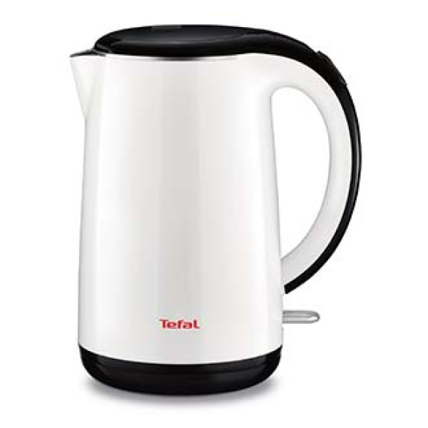 Електрочайник Tefal Safe to touch 1.7л, Strix, пластик, білий глянець
