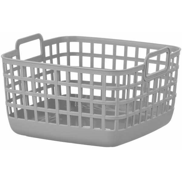 Кошик для зберігання ARDESTO 20.6x20x12.4см, 3л, пластик PP, cірий