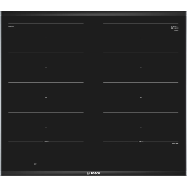 Варильна поверхня Bosch індукційна, 60см, розширена зона, чорний