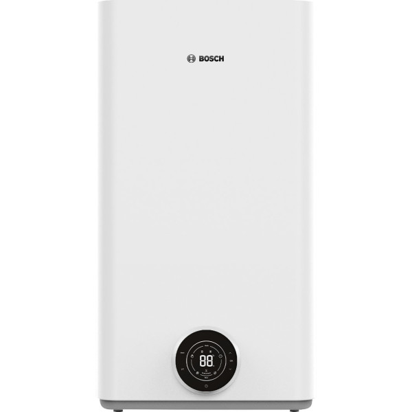 Водонагрівач електр. BOSCH плаский слім Tronic 4500, 100л, 1.5кВт, ун. монтаж, електр. кер-ння, B, білий