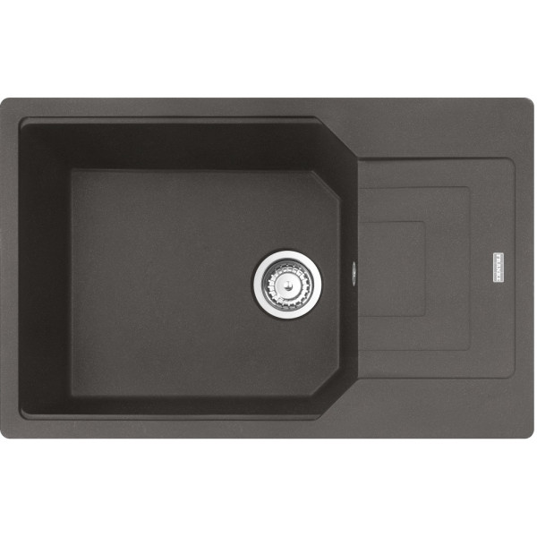Мийка кухонна Franke Urban, фраграніт, прямокутник, з крилом, 780х500х220мм, чаша - 1, врізна, оборотна, UBG 611-78 XL, сірий сланець