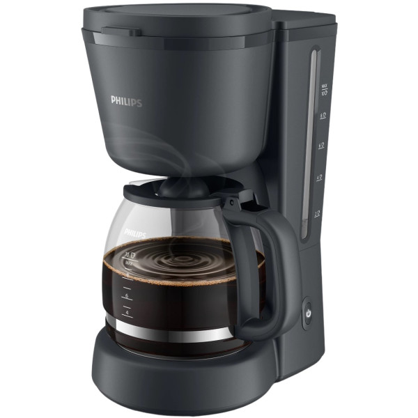 Кавоварка Philips крапельна Essentials Collection, 1.38л, мелена, підтримка температури, темно-сірий
