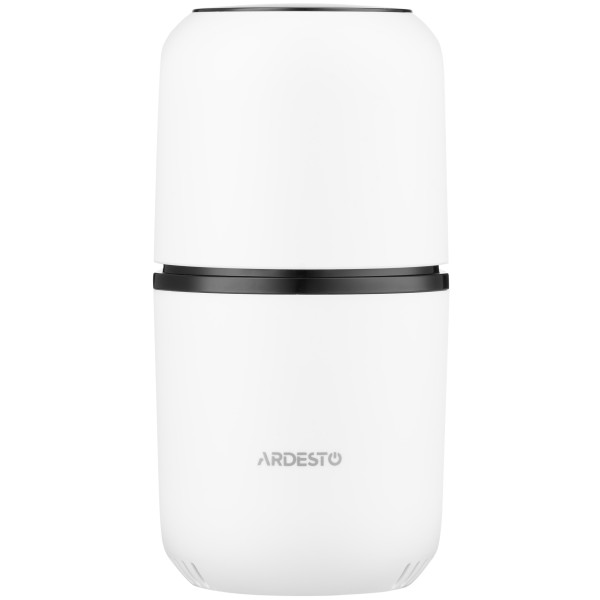 Кавомолка ARDESTO роторна 150Вт, об'єм зерен-80г, пластик, білий