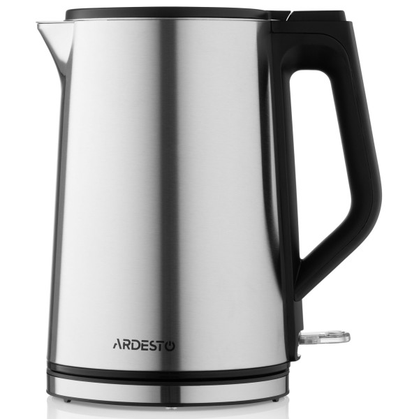 Електрочайник ARDESTO Steel Collection 1.5л, подвійні стінки, сріблястий