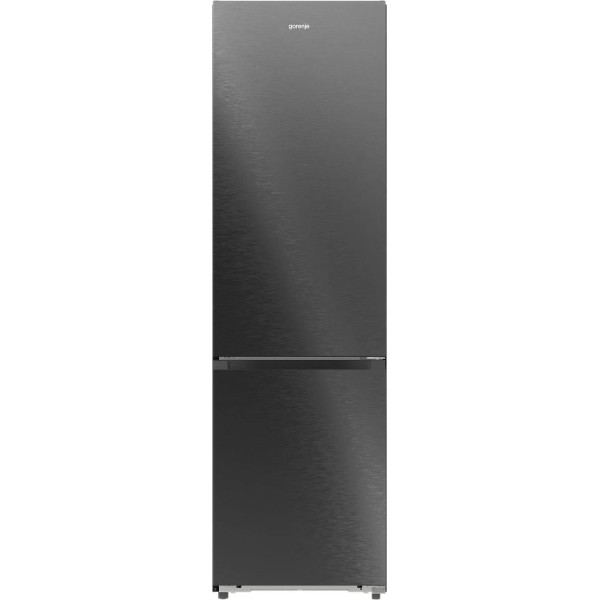 Холодильник з нижн. мороз. камерою Gorenje, 203х66х60см, 2 двері, 257(121)л, А+, NF+, Зона св-ті, Інвертор, Внутр. Дисп, Wi-Fi, Чорний