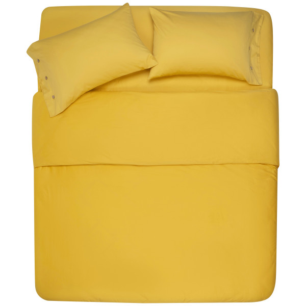 Простирадло ARDESTO Mix&Match, 180х240см, 100% бавовна, сатин, жовтий