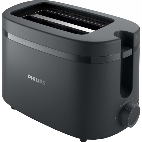 Тостер Philips Essentials Collection 650Вт, пластик, темно-сірий