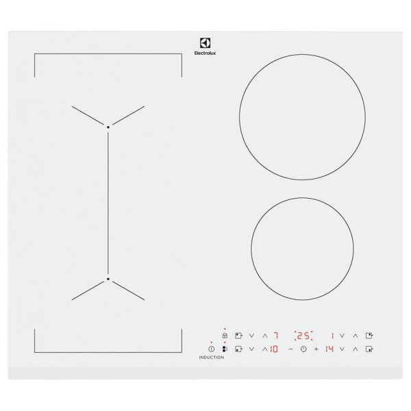 Варильна поверхня Electrolux індукційна, 60см, розширена зона, білий
