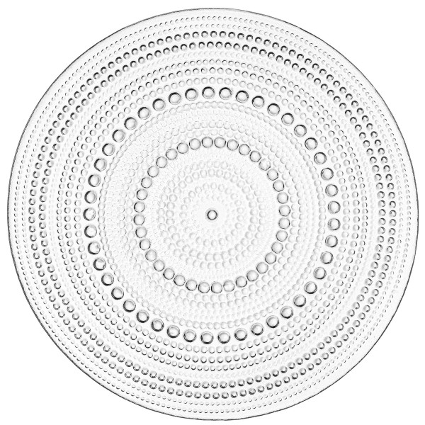 Тарілка ARDESTO Verbena, 24.5см, скло, прозорий