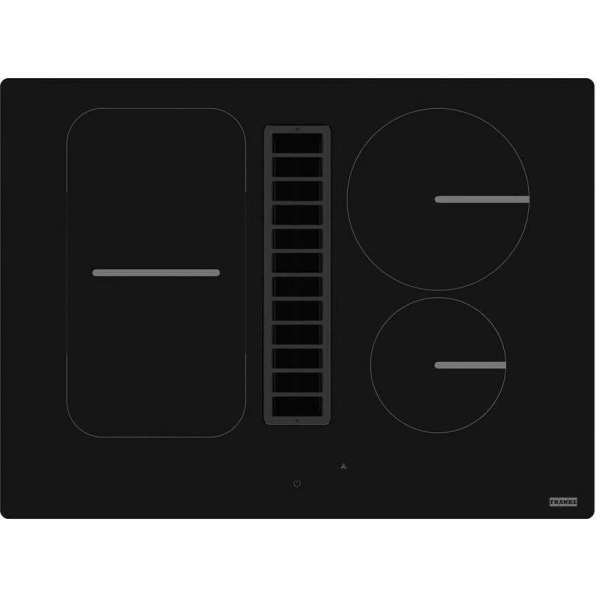 Варильна повверхня Franke індукційна, з фільтром, 70см, розширена зона, вбудована витяжка, Booster, 1050м.куб/год, A++, автовідключення, чорний